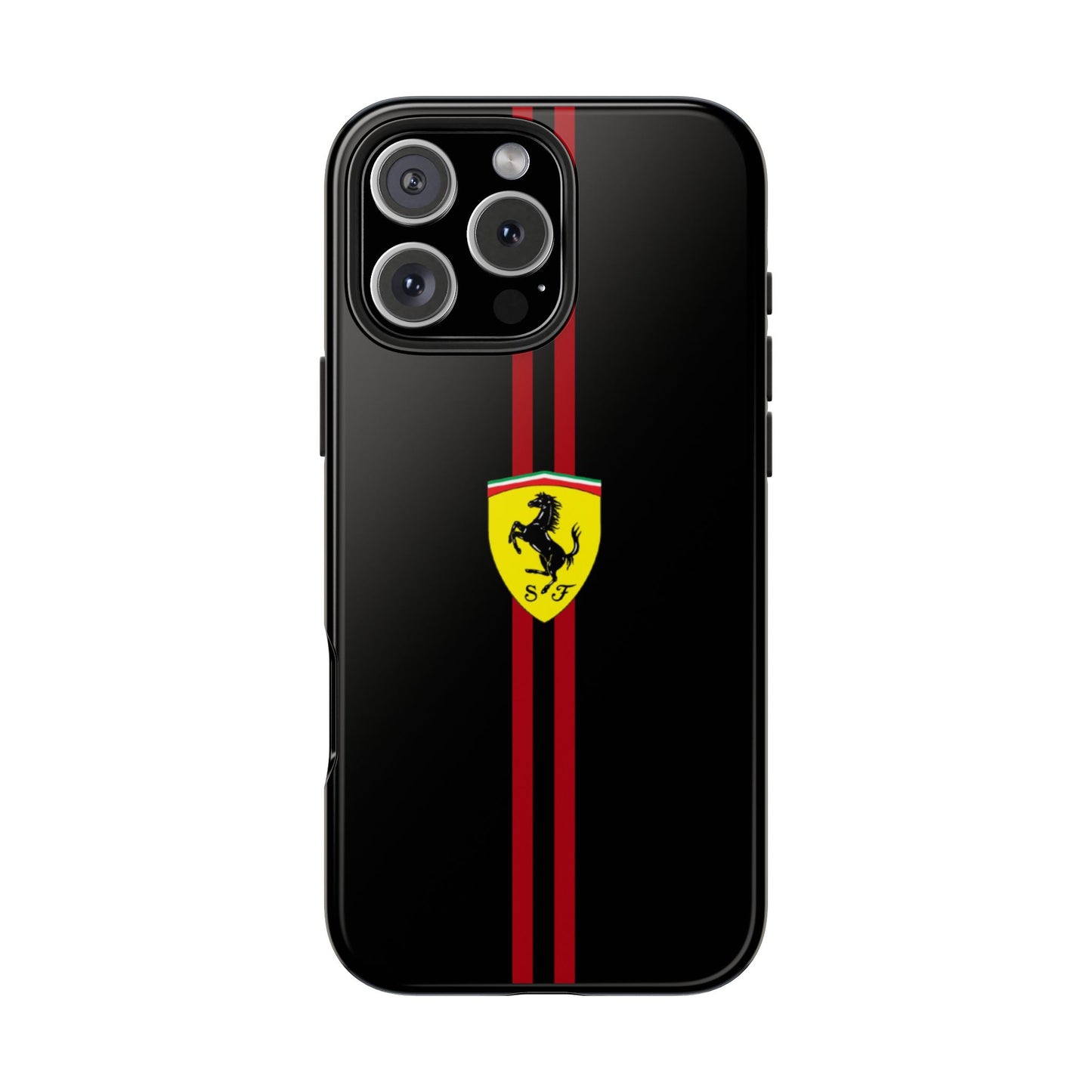 "Ferrari Red Stripe" - IPhone Case